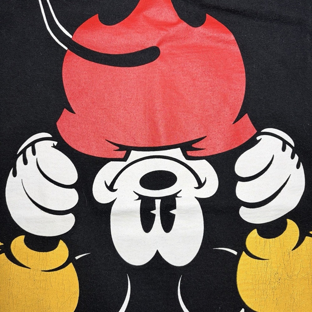 Vintage 80s Faded Single Stitch Disney Mickey Mouse T Shirt One Size 23 x 30 - Picture 8 of 10